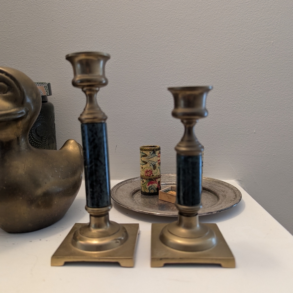 Brass Candlestick Holders